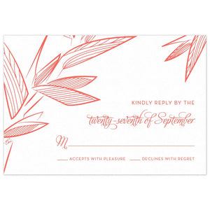 Kirana Palm Reply Card