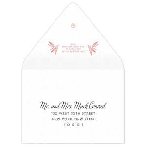 Kirana Palm Save the Date Envelope