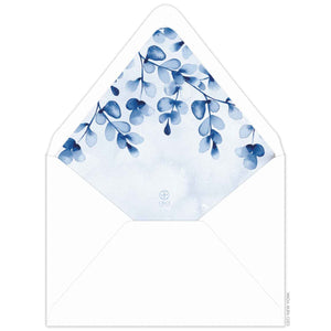Aeryn Leaves Invitation Envelope Liner