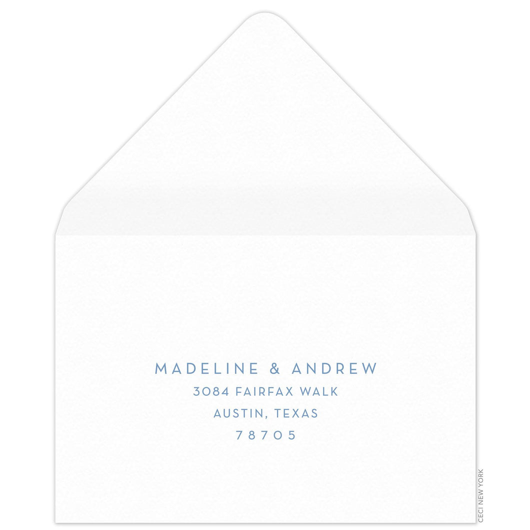 Reply Card Envelope