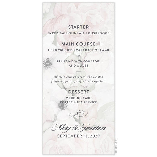 Blush Shelby Garden Menu