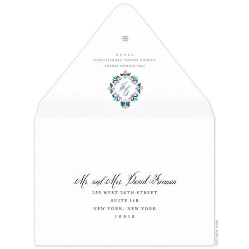 Monogram Invitation Envelope