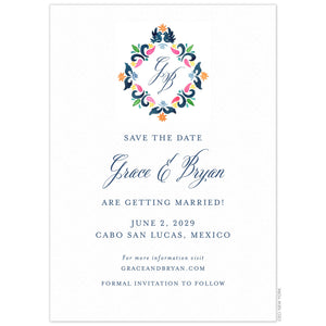 Monogram Save the Date
