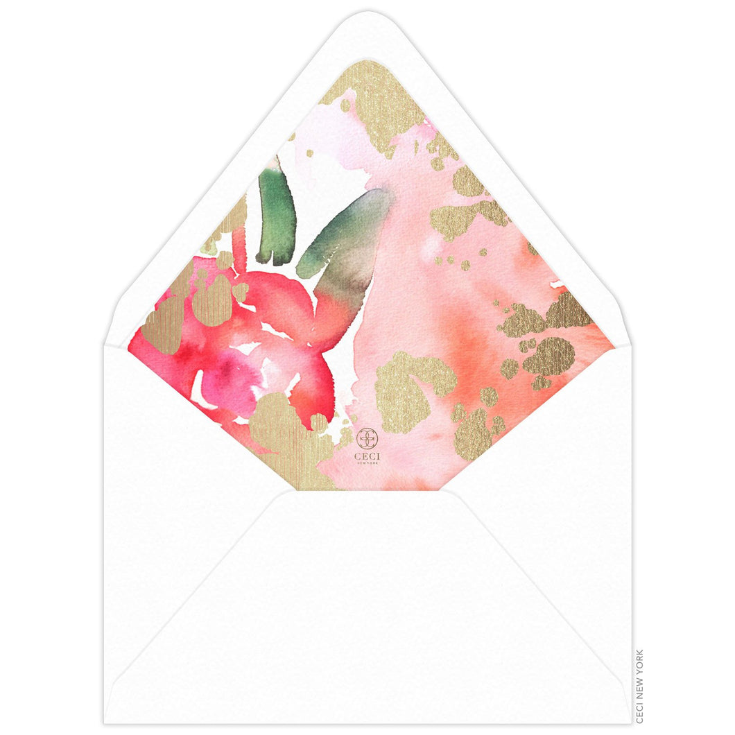 Chloe Invitation Envelope Liner