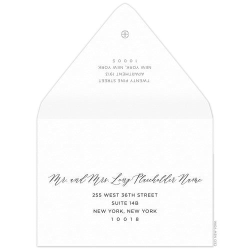 Chloe Save the Date Envelope