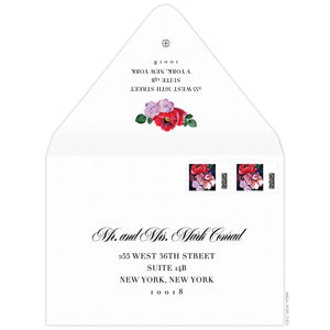 Bouquet Invitation Envelope