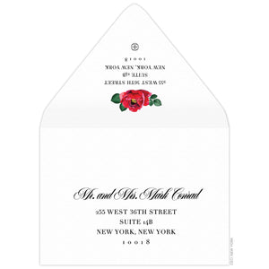 Bouquet Save the Date Envelope