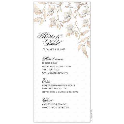 Marise Magnolia Menu