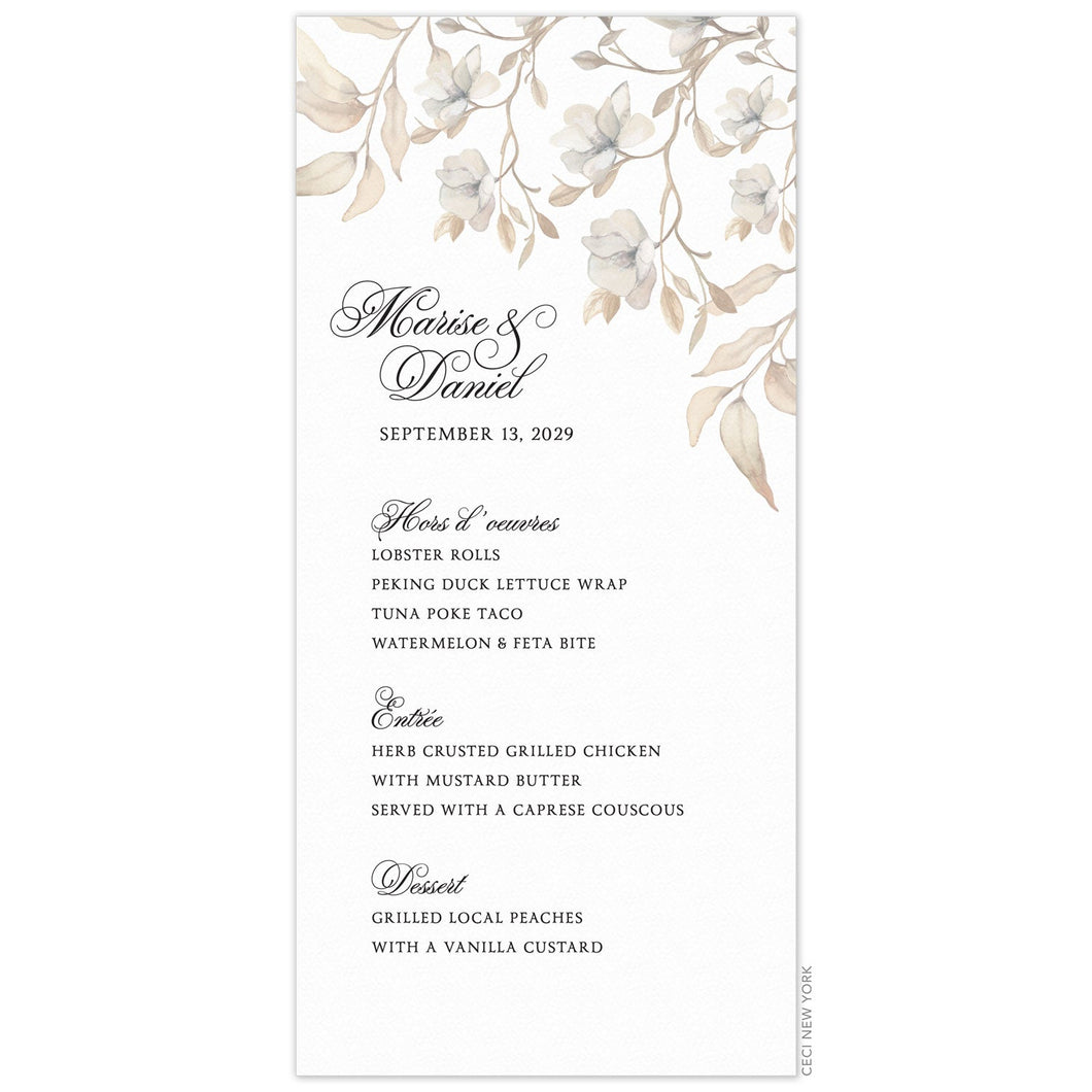 Marise Magnolia Menu