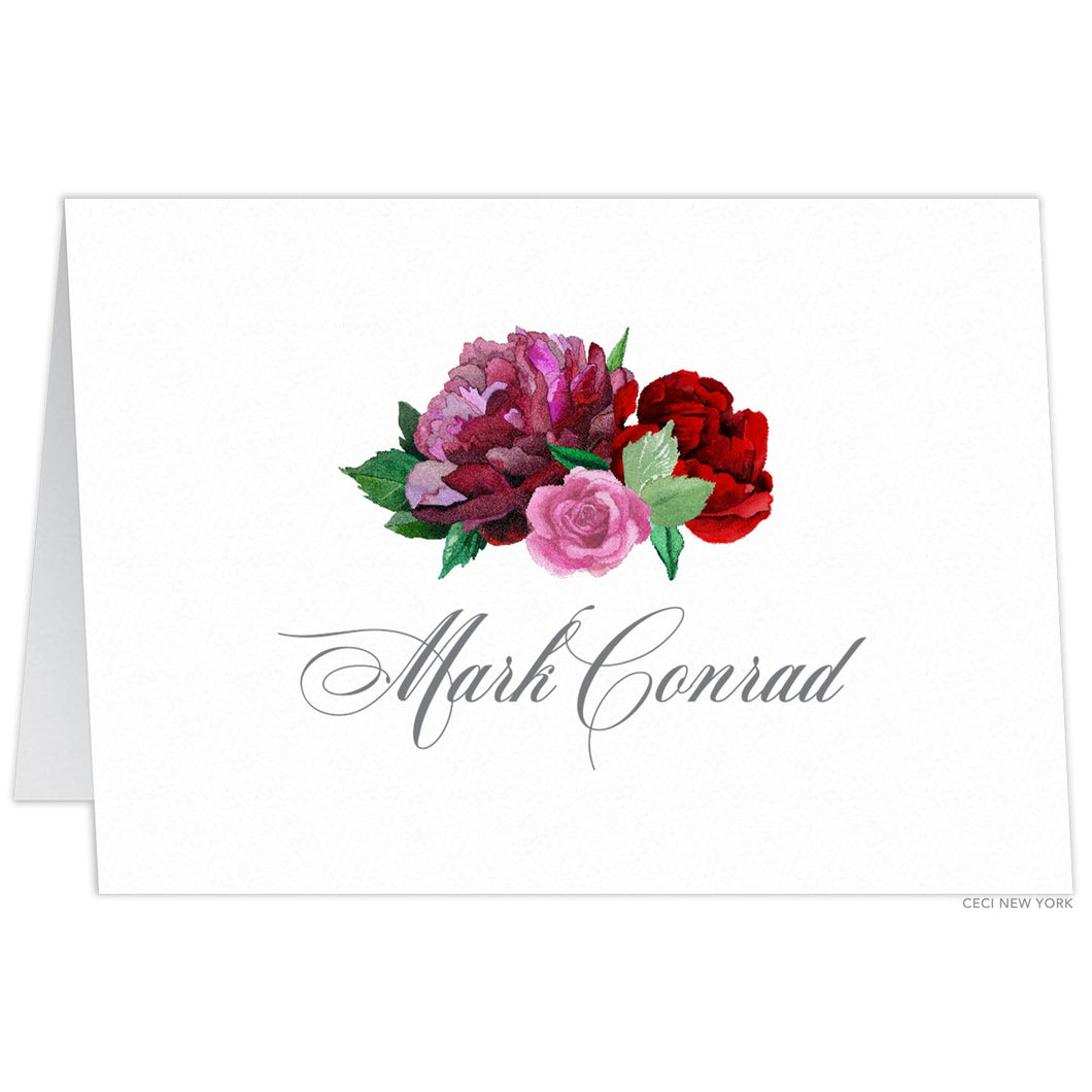 Nicole Bouquet Tented Escort/Place Card