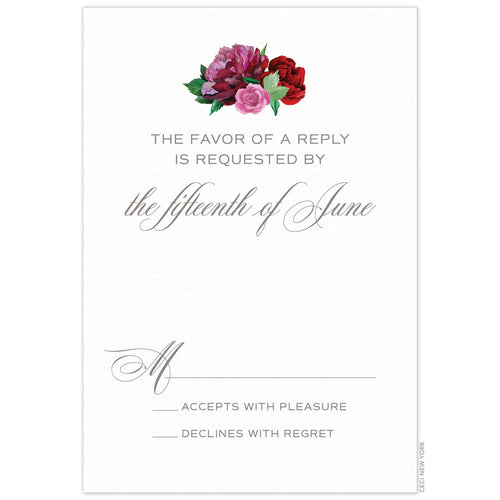 Nicole Bouquet Reply Card