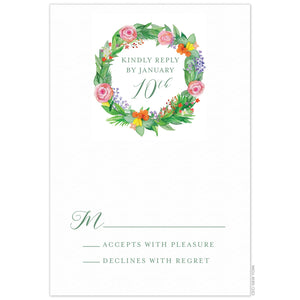 Layla Garden Reply Card