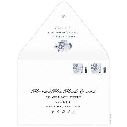 Bouquet Invitation Envelope