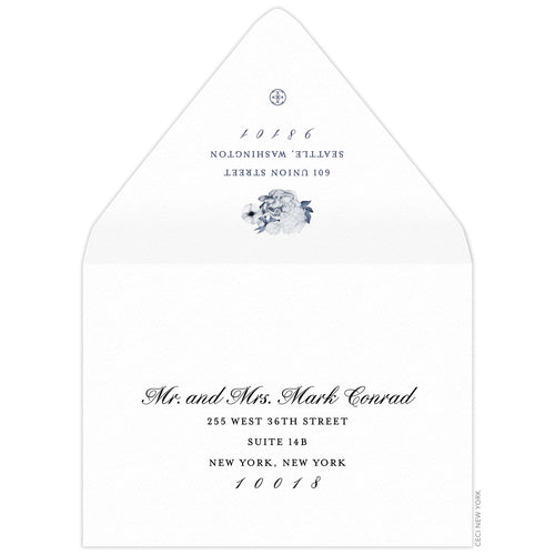 Bouquet Save the Date Envelope