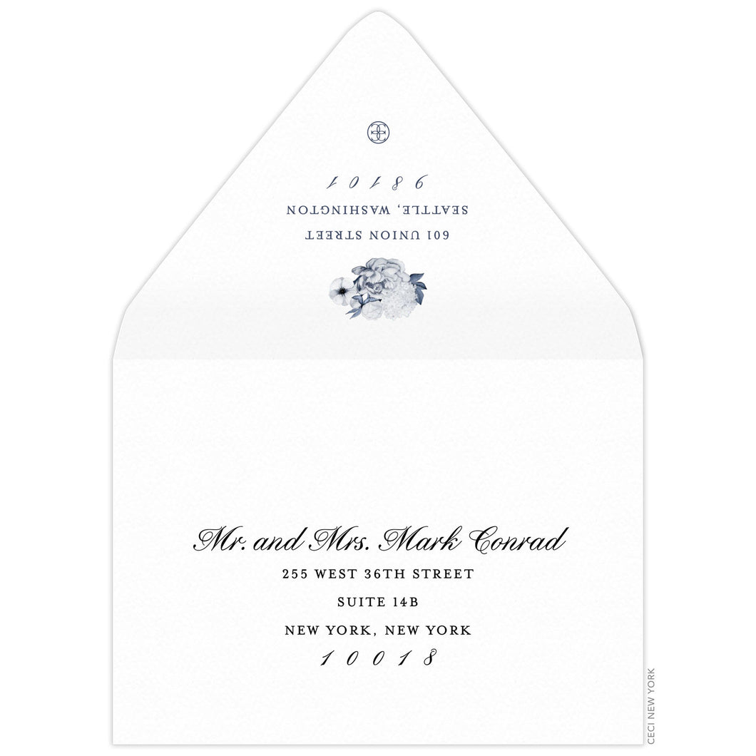 Bouquet Save the Date Envelope