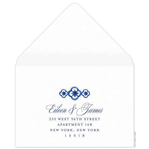 Indigo Reply Card Envelope