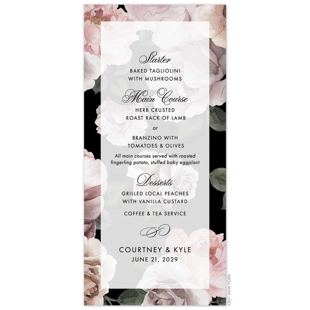 Peony Maha Frame Menu