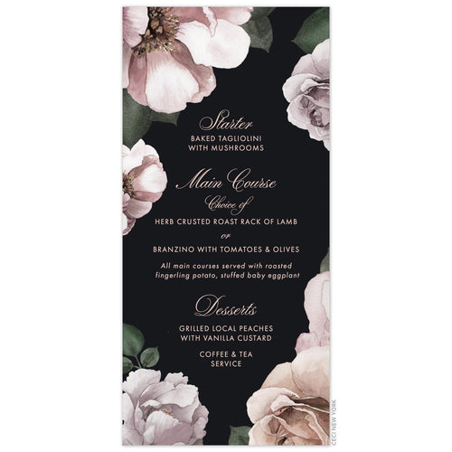 Peony Maha Menu