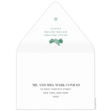 Load image into Gallery viewer, Royal Palms Save the Date Envelope