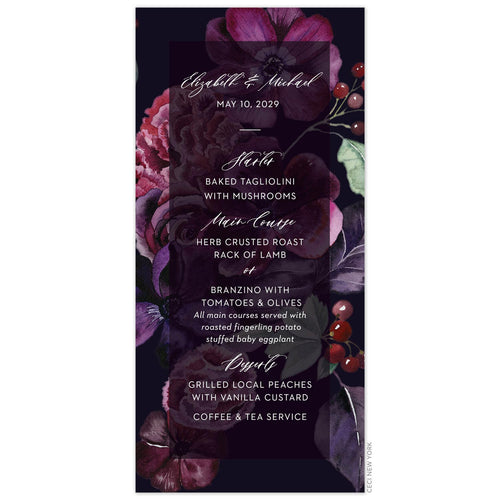 Violet Celine Frame Menu