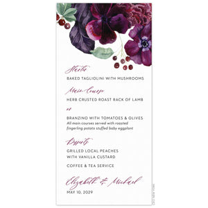 Violet Celine Menu