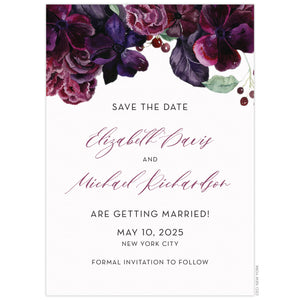 Violet Celine Garden Save the Date