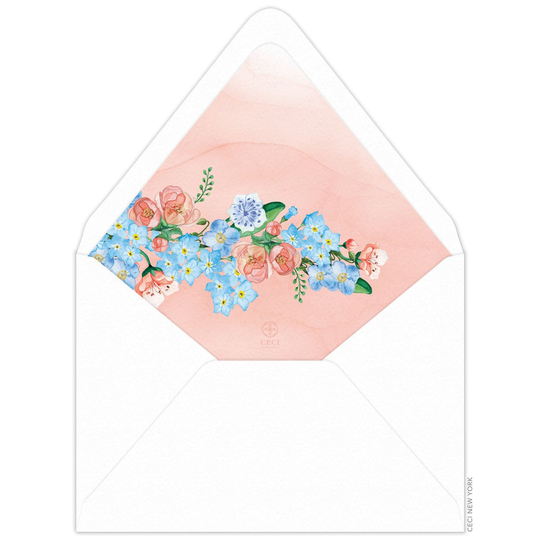 Cascade Invitation Envelope Liner