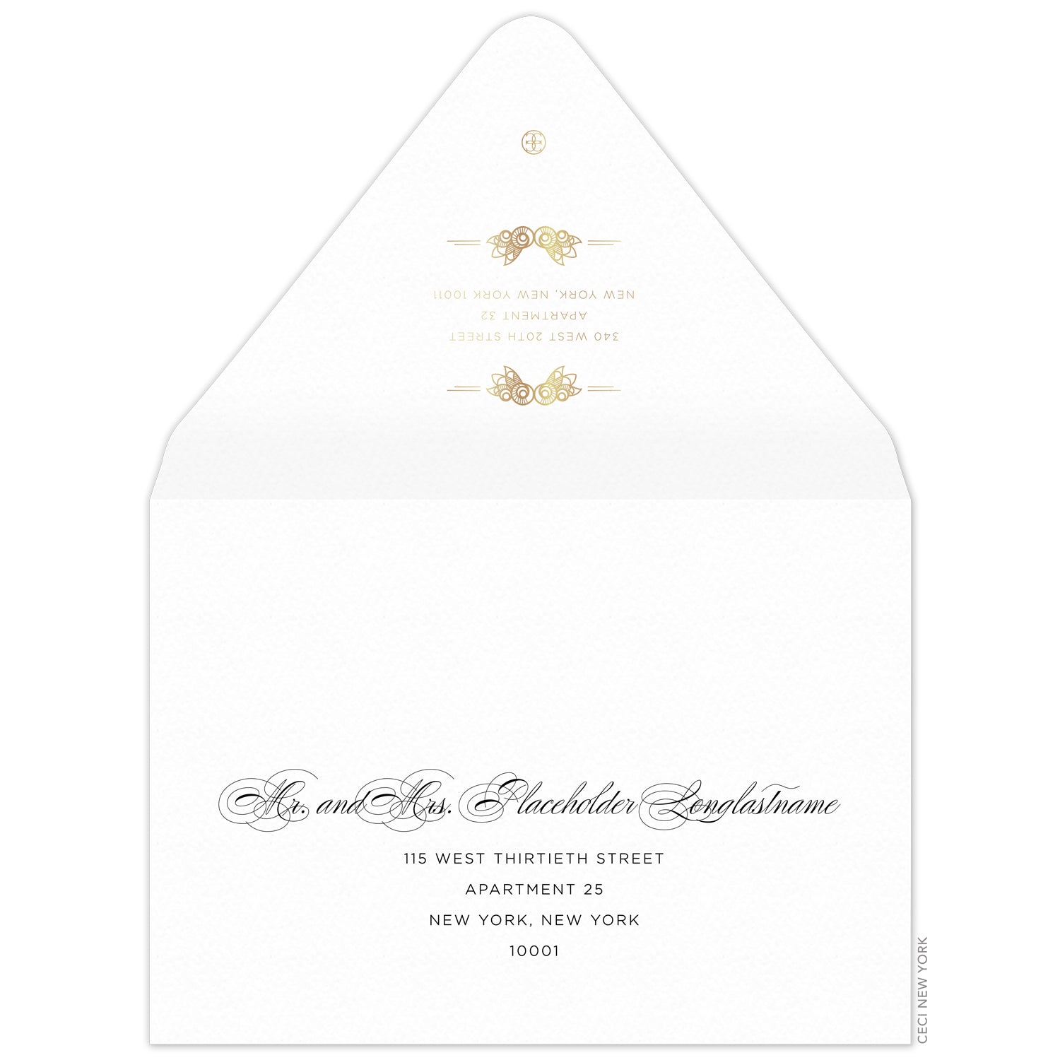 Dreaming of Deco Invitation Envelope