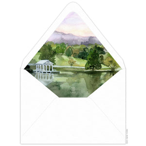 Pavilion Invitation Envelope Liner