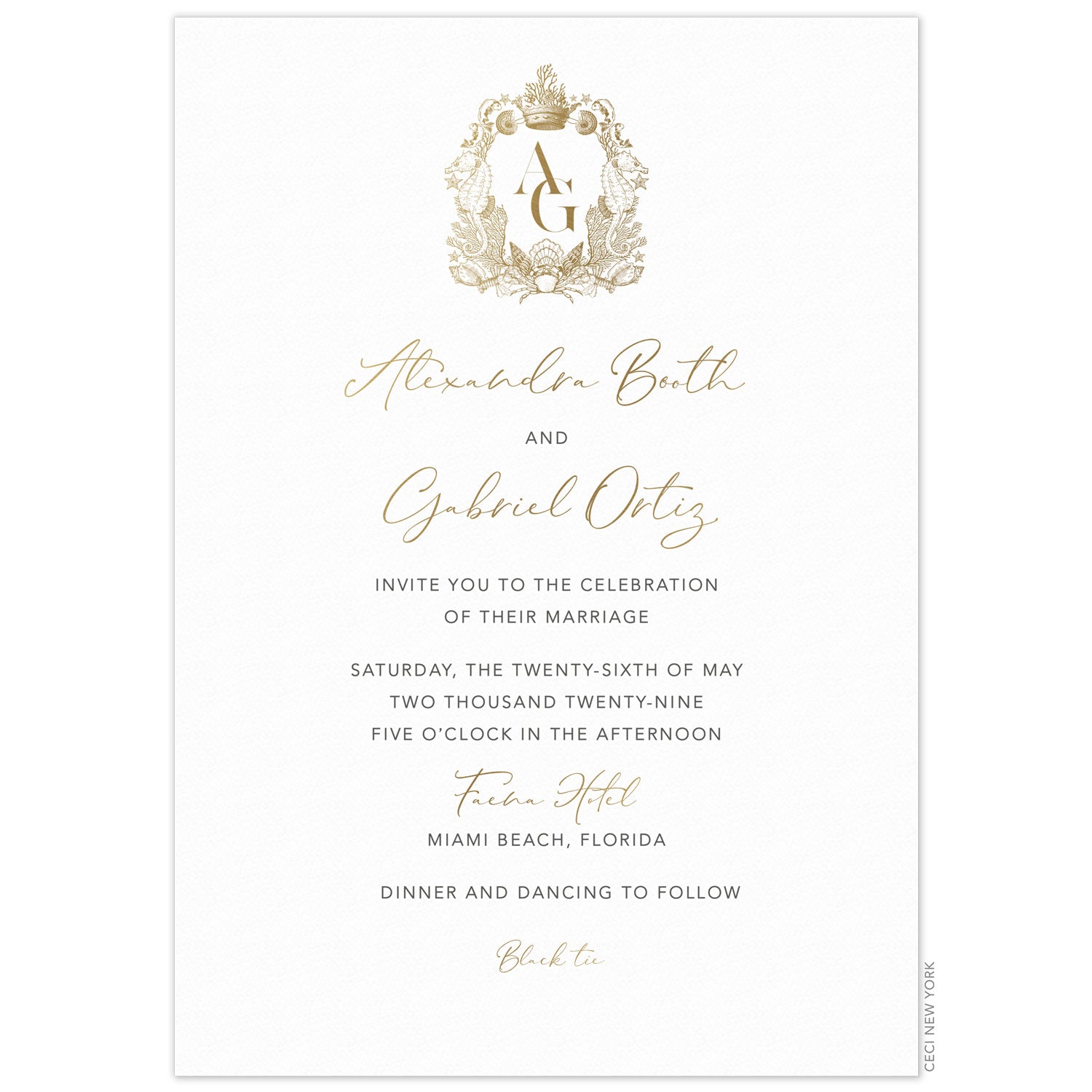 Faena Crest Invitation