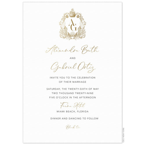 Faena Crest Invitation