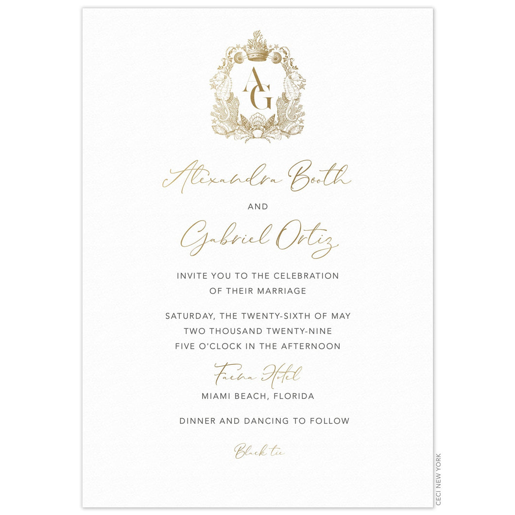 Faena Crest Invitation