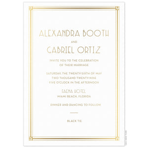 Faena Deco Invitation