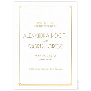 Faena Deco Save the Date