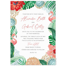 Load image into Gallery viewer, Faena Paradise Border Invitation