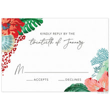 Load image into Gallery viewer, Faena Paradise Border Reply Card