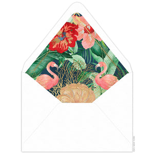 Faena Paradise Deco Invitation Envelope Liner
