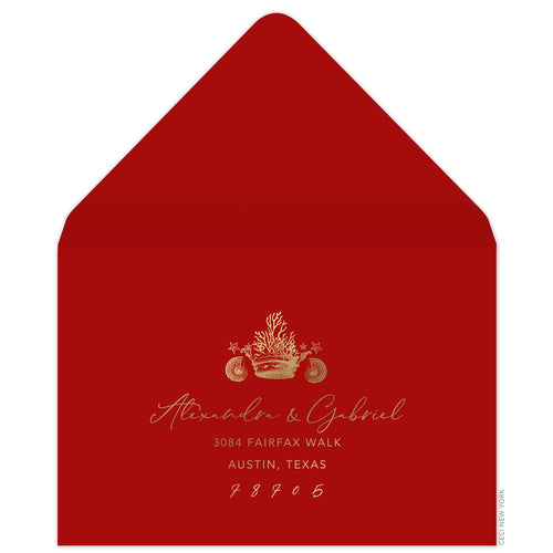 Faena Triton Reply Card Envelope