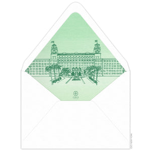 The Breakers Illustration Invitation Envelope Liner