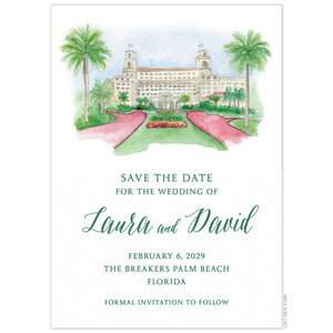 The Breakers Large Vignette Save the Date
