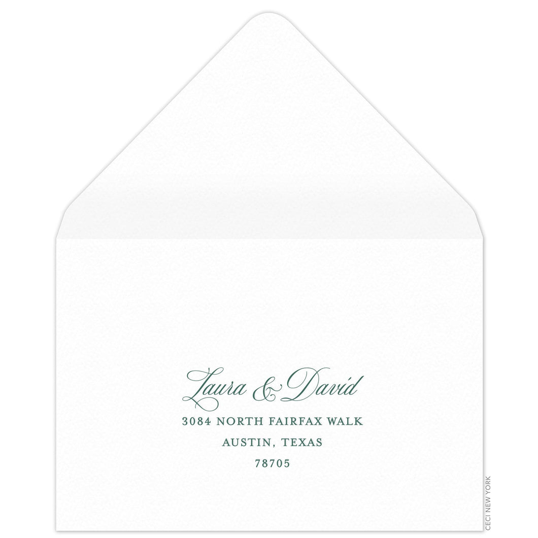 The Breakers Reply Card Envelope