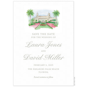 The Breakers Small Vignette Save the Date