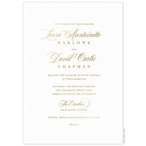 The Breakers Vertical Invitation