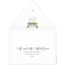 Load image into Gallery viewer, The Breakers Watercolor Vignette Invitation Envelope