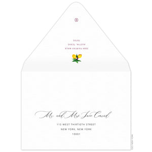 Capri Invitation Envelope