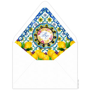 Capri Invitation Envelope Liner