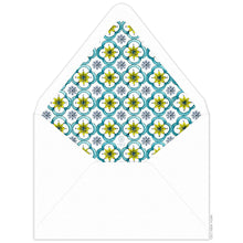Load image into Gallery viewer, Capri Tile Invitation Envelope Liner