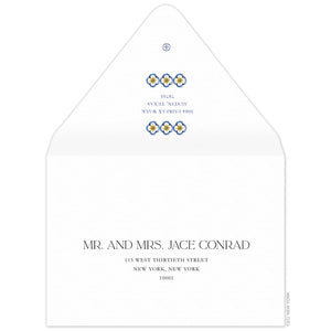 Fiorella Tile Invitation Envelope