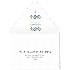 Fiorella Tile Save the Date Envelope