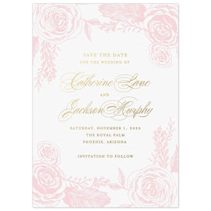 Bouquet in Blooms Save the Date